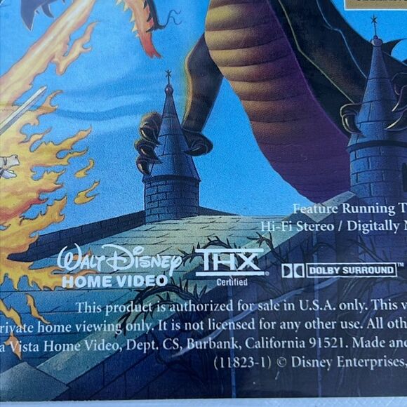 Walt Disney Masterpiece Sleeping Beauty VHS Limited Edition Movie Cartoon - Picture 8 of 11